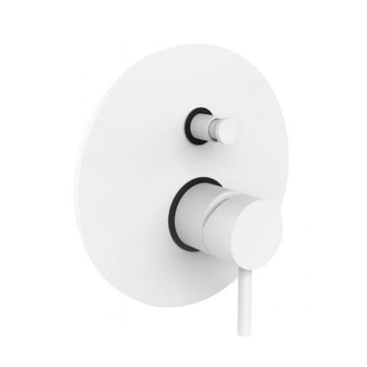 Paffoni Light sprchová a vanová baterie včetně podomítkového tělesa bílá LIG015BO Paffoni