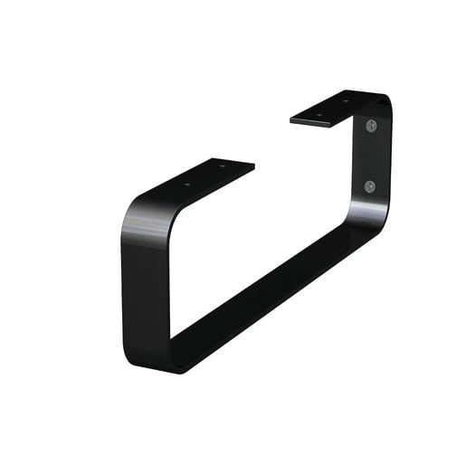 Příslušenství - nábytková noha Naturel 45x14x4 cm černá mat KONZOLEZ45CM Naturel