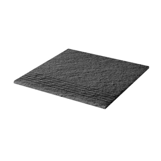 Schodovka Rako Taurus Granit antracitově šedá 30x30 cm protiskluz TCV34065.1 Rako
