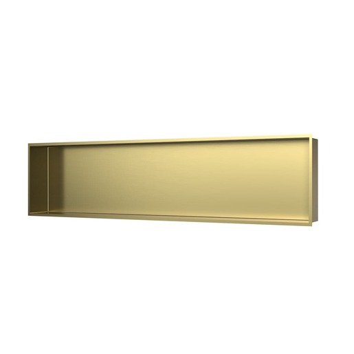 Vestavná polička SAT Aurum zlatá 121x28 cm SATAURN12128BG SAT