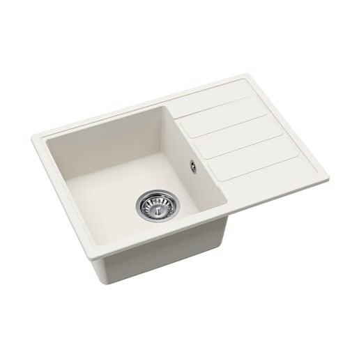 Dřez SAT bílá SATSINKGE2W SAT