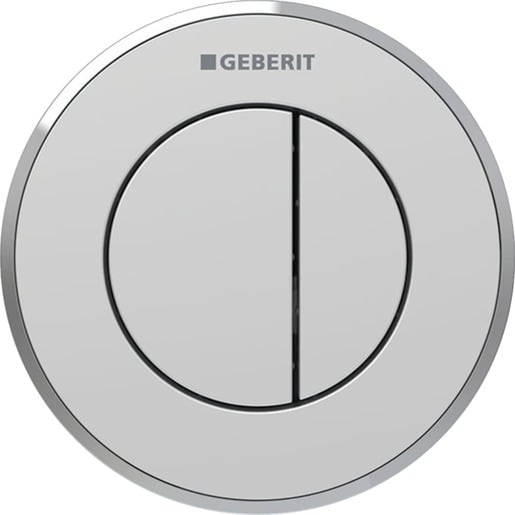 Geberit typ 10 ovládací tlačítko plast pochromovaná mat 116.056.JQ.1 Geberit