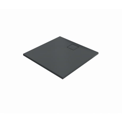Hüppe EasyFlat sprchová vanička čtvercová 90x90 cm litý mramor antracitová matná EF0101.128 Hüppe