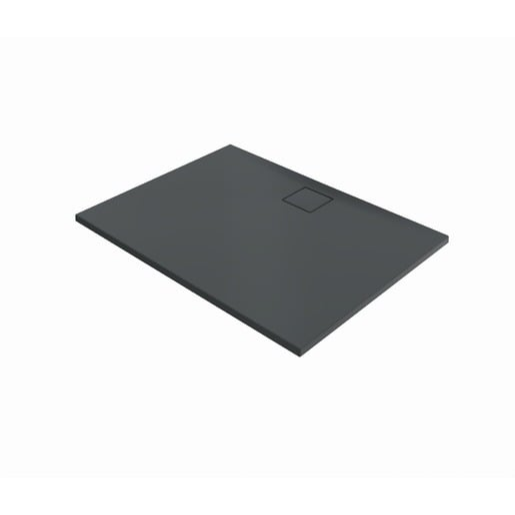 Hüppe EasyFlat sprchová vanička obdélníková 100x90 cm litý mramor antracitová matná EF0107.128 Hüppe
