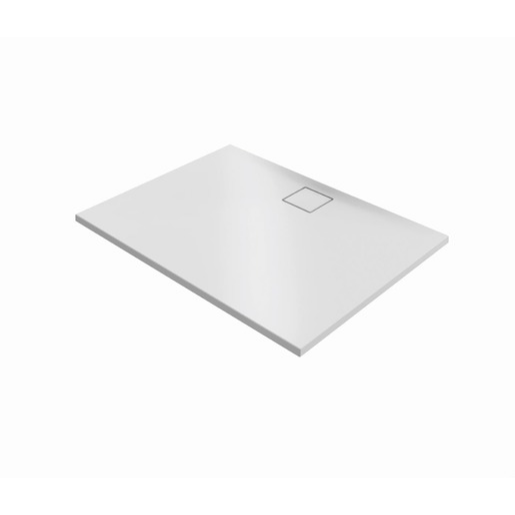 Hüppe EasyFlat sprchová vanička obdélníková 140x80 cm litý mramor bílá matná EF0105.083 Hüppe