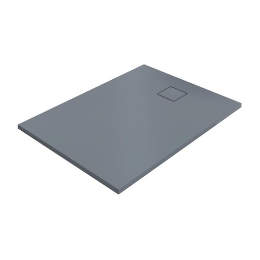 Hüppe EasyFlat sprchová vanička obdélníková 140x80 cm litý mramor šedá matná EF0205.026 Hüppe