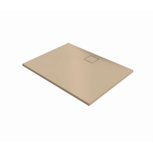 Hüppe EasyFlat sprchová vanička obdélníková 140x90 cm litý mramor béžová matná EF0111.037 Hüppe