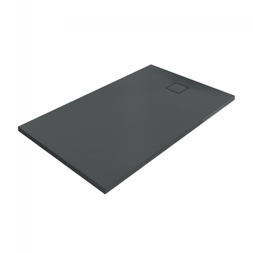 Hüppe EasyFlat sprchová vanička obdélníková 160x90 cm litý mramor antracitová matná EF0213.128 Hüppe