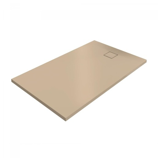 Hüppe EasyFlat sprchová vanička obdélníková 160x90 cm litý mramor béžová matná EF0213.037 Hüppe