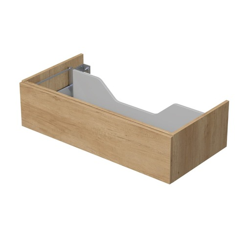 Koupelnová skříňka pod desku s 1 zásuvkou Naturel Ratio 100x26x50 cm dub Nebraska přírodní ZB1001Z26PU.31 Naturel