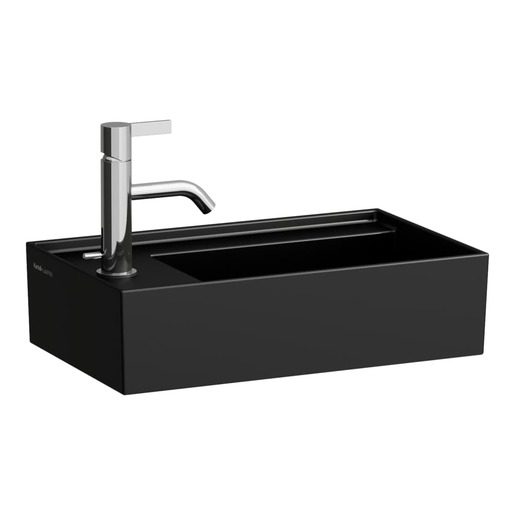Laufen Kartell By Laufen umývátko 46x28 cm černá mat otvor pro baterii