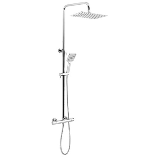 Novaservis Metalia 54 sprchový systém s termostatickou baterií chrom set034/ter