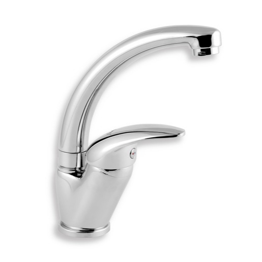 Novaservis Metalia 55 dřezová baterie s otočným ramínkem chrom 55016