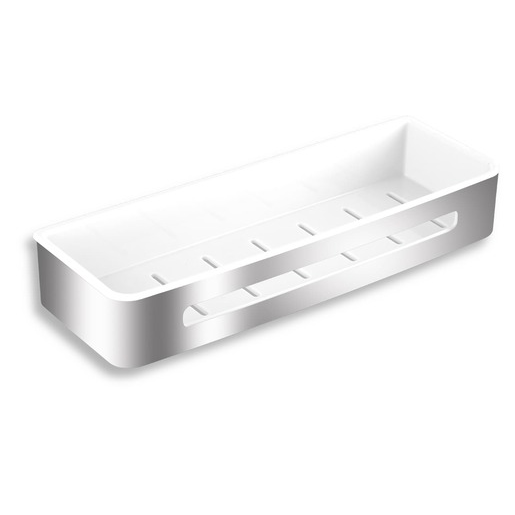 Novaservis Yacore polička bílá/chrom 65585.4 Novaservis