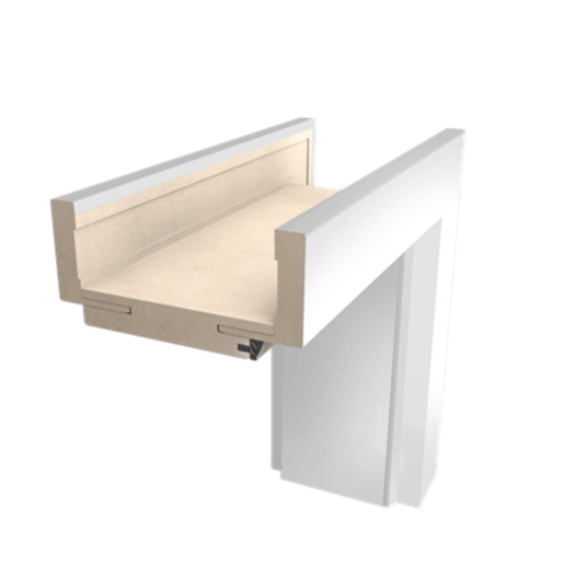 Obložková zárubeň Naturel 80 cm pro tloušťku stěny 26-28 cm levá O10BM80L Naturel
