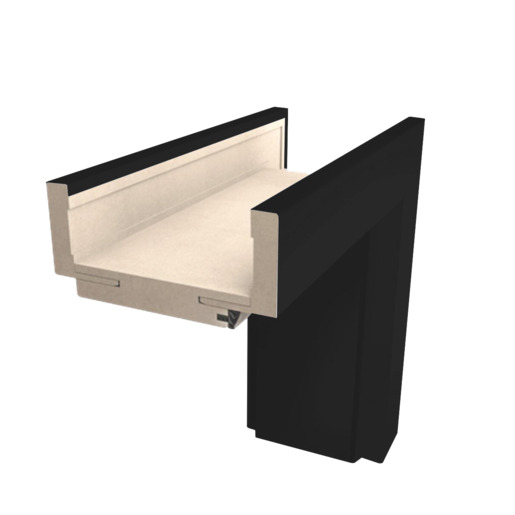 Obložková zárubeň Naturel Estra 90 cm pro tloušťku stěny 14-16 cm pravá O4CER90P Naturel