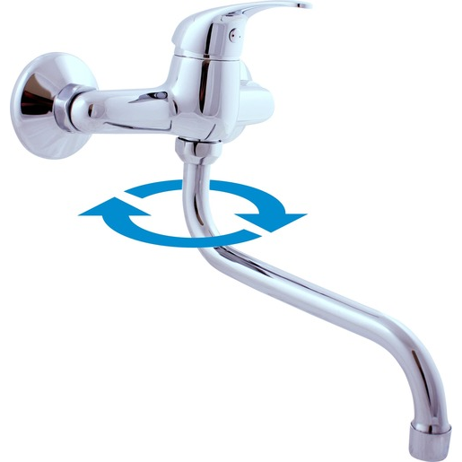 RAV SLEZÁK Sázava dřezová baterie s otočným ramínkem 150 mm chrom sa001.5/21 SA001.521 RAV SLEZÁK