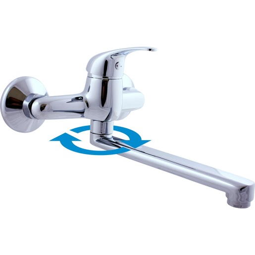 RAV SLEZÁK Sázava dřezová baterie s otočným ramínkem 150 mm chrom sa001.5/23 SA001.523 RAV SLEZÁK