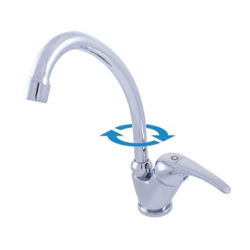 RAV SLEZÁK Sázava dřezová baterie s otočným ramínkem chrom sa006.5/1 SA006.51 RAV SLEZÁK