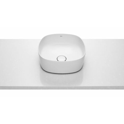 Roca Inspira umyvadlo na desku 37x37 cm bez přepadu A327502000 Roca