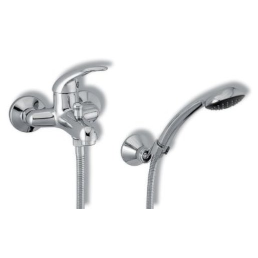 Vanová baterie Novaservis Metalia 55 se sprchovým setem 100 mm a lékařskou pákou