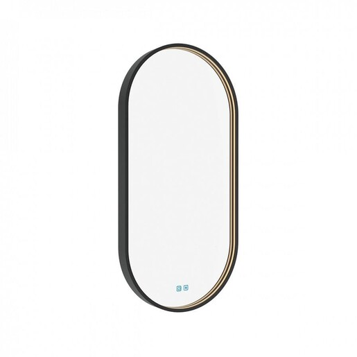 Zrcadlo se senzorem Nimco 40x80 cm černá matná ZPC32002LVX90 Nimco