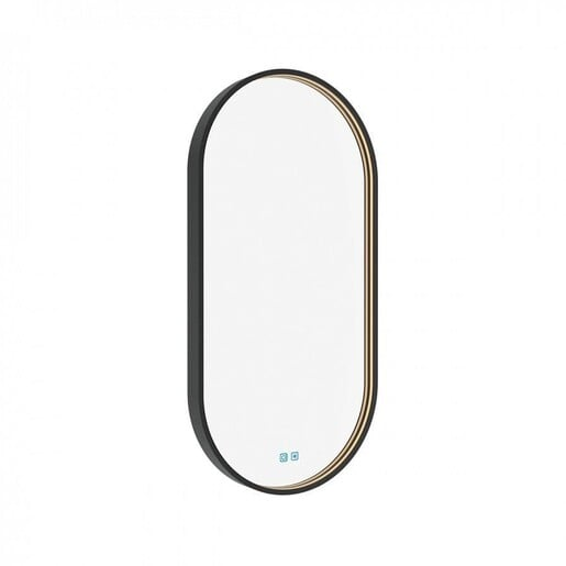 Zrcadlo se senzorem Nimco 50x100 cm černá matná ZPC32004LVX90 Nimco