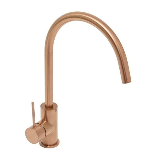 Dřezová baterie SAT Aurum s otočným ramínkem broušená rose gold SATBAUR280BRG SAT
