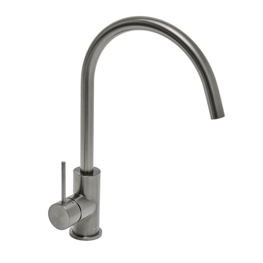 Dřezová baterie SAT Aurum s otočným ramínkem broušený gun metal SATBAUR280BGM SAT