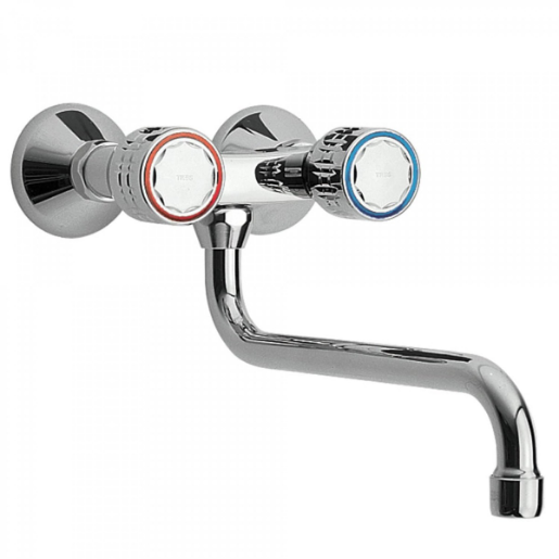 Dřezová baterie Tres s otočným ramínkem 100 mm chrom 123210 TRES