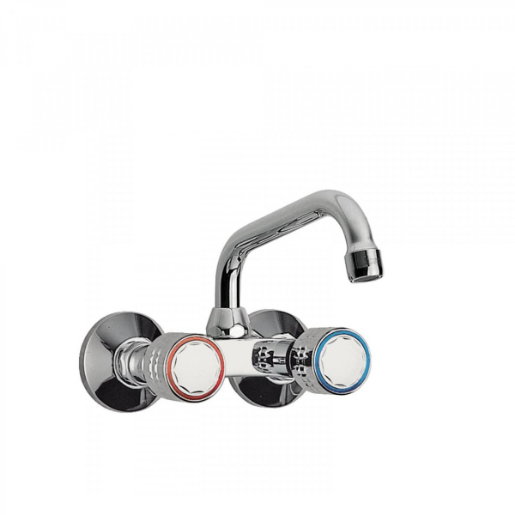 Dřezová baterie Tres s otočným ramínkem 100 mm chrom 123215 TRES