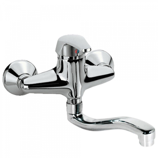 Dřezová baterie Tres s otočným ramínkem 150 mm chrom 17041802 TRES