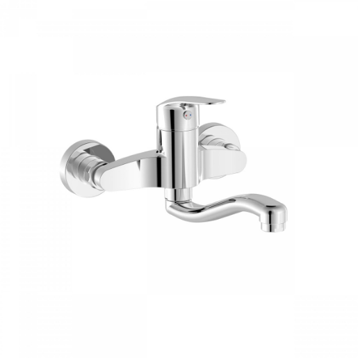 Dřezová baterie Tres s otočným ramínkem 150 mm chrom 21632030 TRES