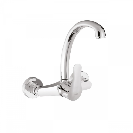 Dřezová baterie Tres s otočným ramínkem 150 mm chrom 21642010 TRES