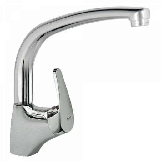Dřezová baterie Tres s otočným ramínkem chrom 17044002 TRES