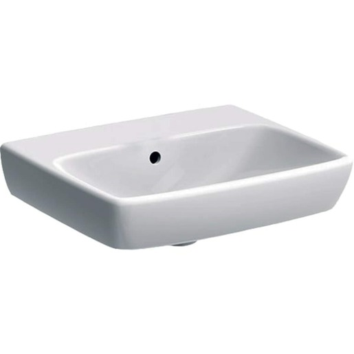 Geberit Selnova Square umývátko selnova 50x42 cm otvor pro baterii uprostřed 500.301.01.7 Geberit