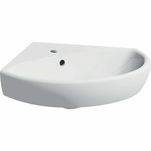 Geberit Selnova rohové umývátko 59x56 cm otvor pro baterii uprostřed 501.050.00.5 Geberit