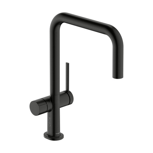 Hansgrohe Talis dřezová baterie s uzavíracím ventilem kartáčovaný černý chrom 72807340 Hansgrohe
