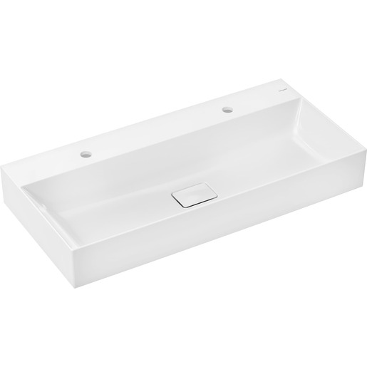 Hansgrohe Xevolos E umyvadlo 100x48 cm se dvěma otvory pro baterii 61111450 Hansgrohe