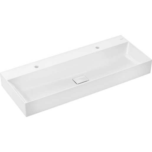Hansgrohe Xevolos E umyvadlo 120x48 cm se dvěma otvory pro baterii 61104450 Hansgrohe