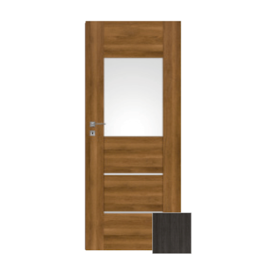 Interiérové dveře Naturel Aura levé 80 cm jilm antracit AURA2JA80L Naturel