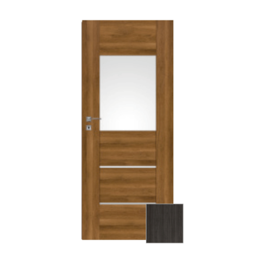 Interiérové dveře Naturel Aura pravé 60 cm jilm antracit AURA2JA60P Naturel