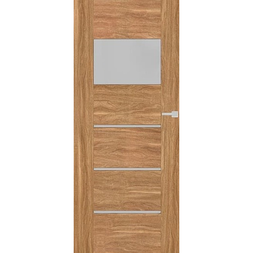 Interiérové dveře Naturel Aura pravé 80 cm ořech karamelový AURA1OK80P Naturel