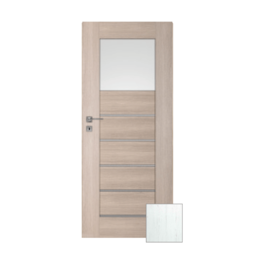 Interiérové dveře Naturel Perma levé 70 cm borovice bílá PERMA1BB70L Naturel