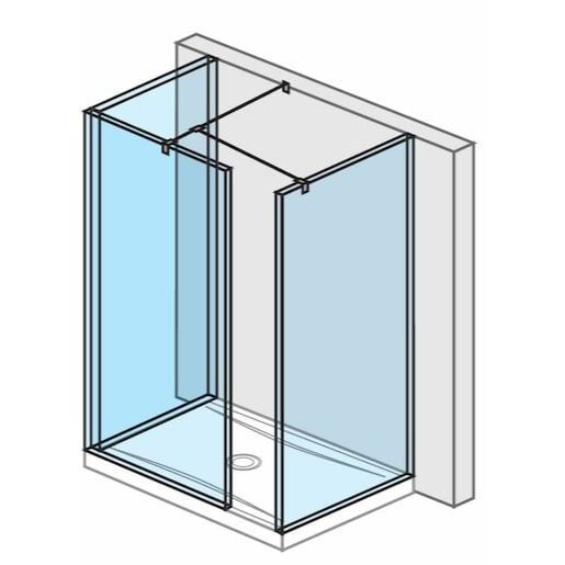 Jika Pure sprchová zástěna walk-in 78x80 cm h2684290026681 6842.9.002.668.1 Jika