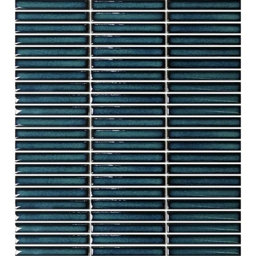 Keramická mozaika Premium Mosaic Kit Kat aqua blue 28x31 cm lesk MOSKK3AQBLL Premium Mosaic