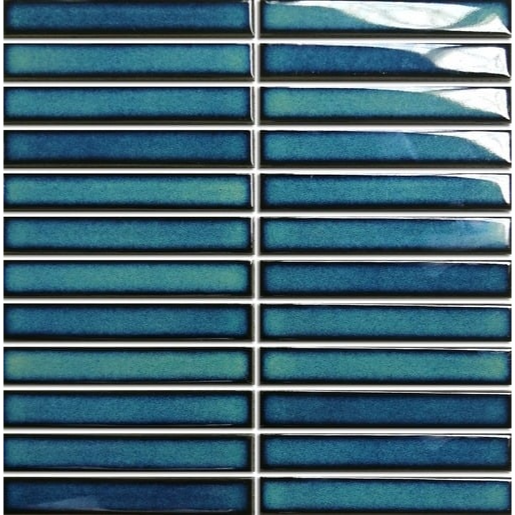 Keramická mozaika Premium Mosaic Kit Kat aqua blue 30x30 cm lesk MOSKK2AQBL Premium Mosaic