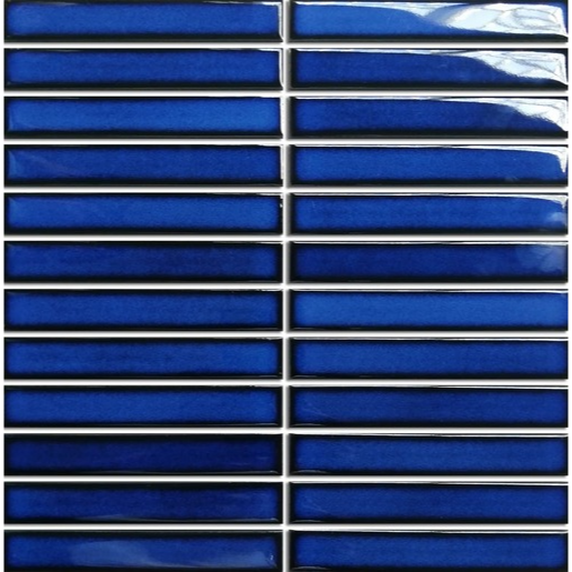 Keramická mozaika Premium Mosaic Kit Kat deep blue 30x30 cm lesk MOSKK2DBL Premium Mosaic