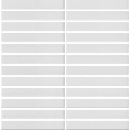 Keramická mozaika Premium Mosaic Kit Kat white 30x30 cm mat MOSKK2WHM Premium Mosaic