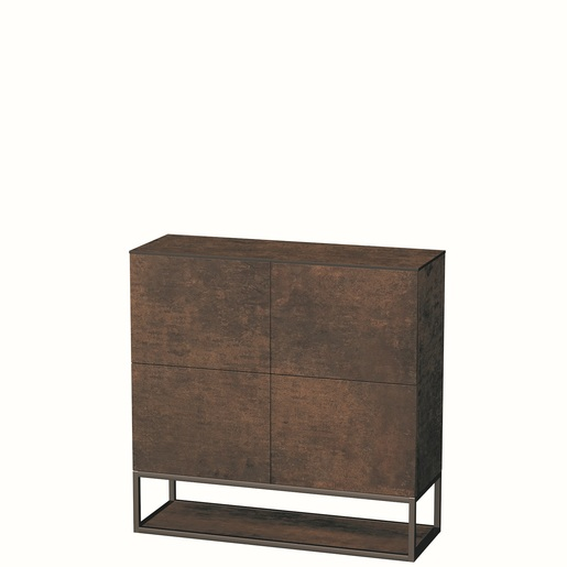 Koupelnová skříňka nízká Naturel Oxo 100x58x50 cm měď mat OXO100994ZM Naturel